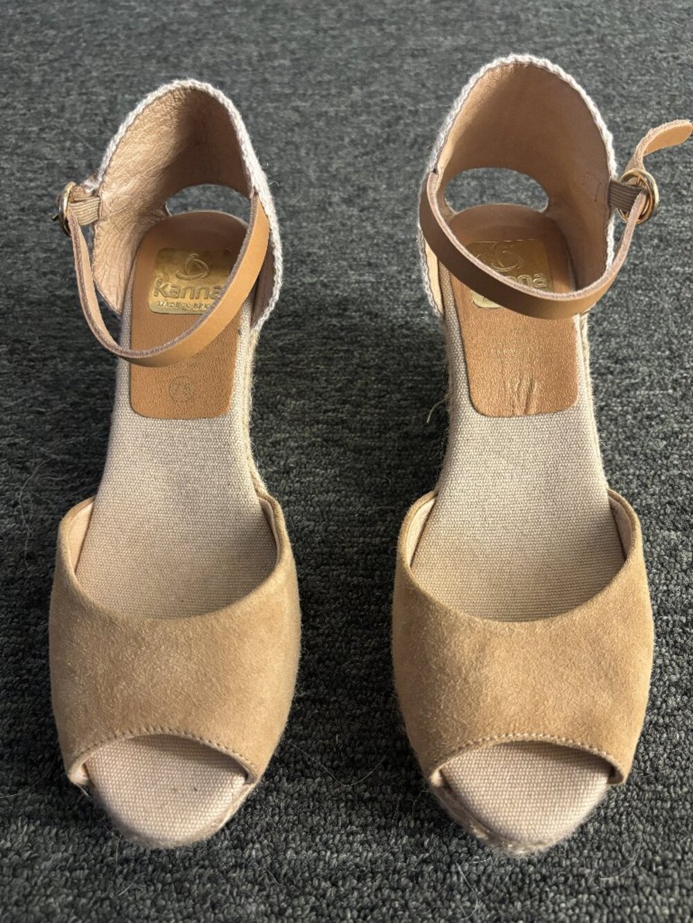 Kanna Espadrilles, Made in Spain, Size 38